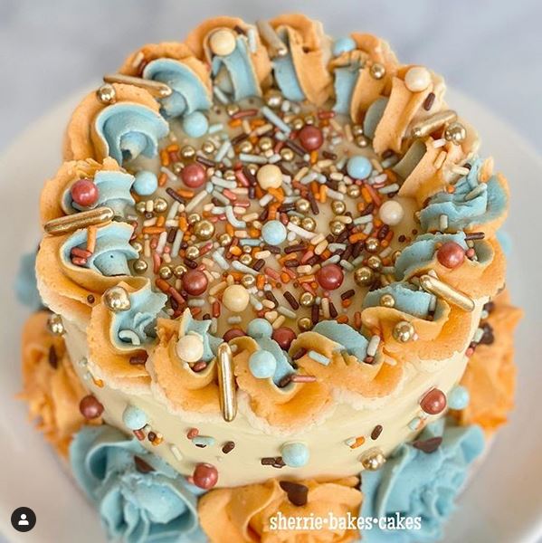 Custom Cake Creations In Mesa, AZ By @sherrie.bakes.cakes! header image.