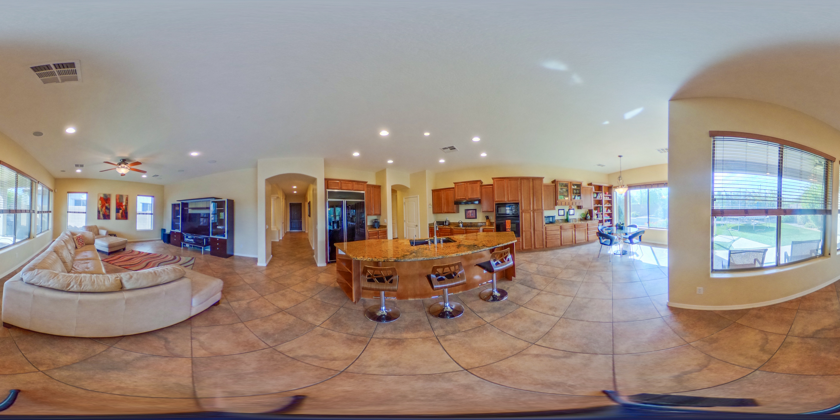 BACK ON MARKET! 4 Bed 2.5 Bath Sonoran Foothills Home w/ Open Kitchen & Pool header image.