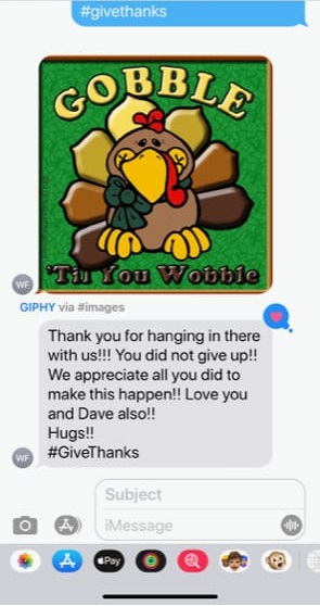 We're Thankful For This New 