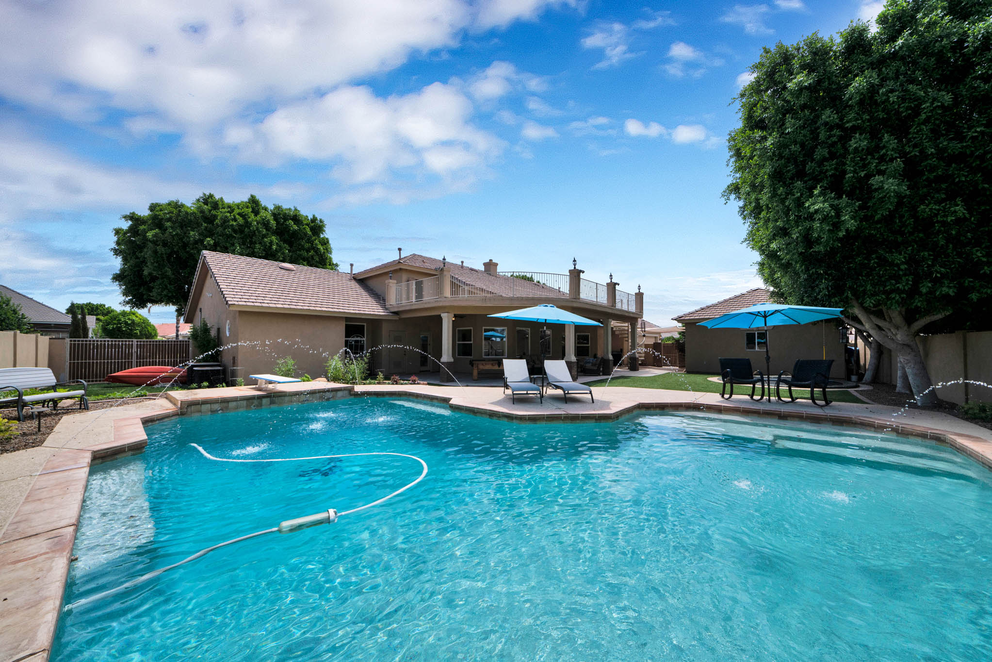 JUST SOLD: 5 Bed 3 Bath Custom Home w/ Pool In Groves Of Hermosa Vista - No HOA! header image.