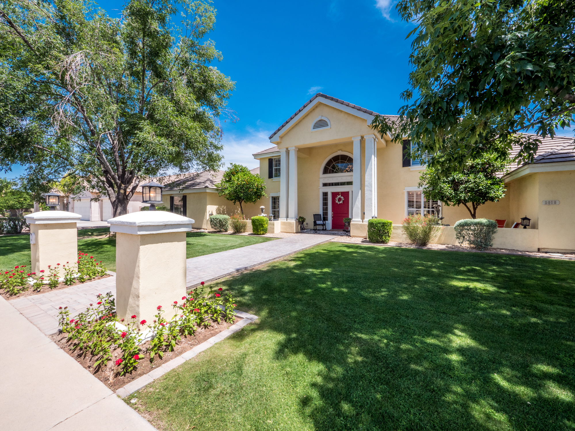 Symmetry, Smart Design, Elegance And Fun: 4 Bed Custom Home w/ Pool In The Groves Of Hermosa Vista! header image.