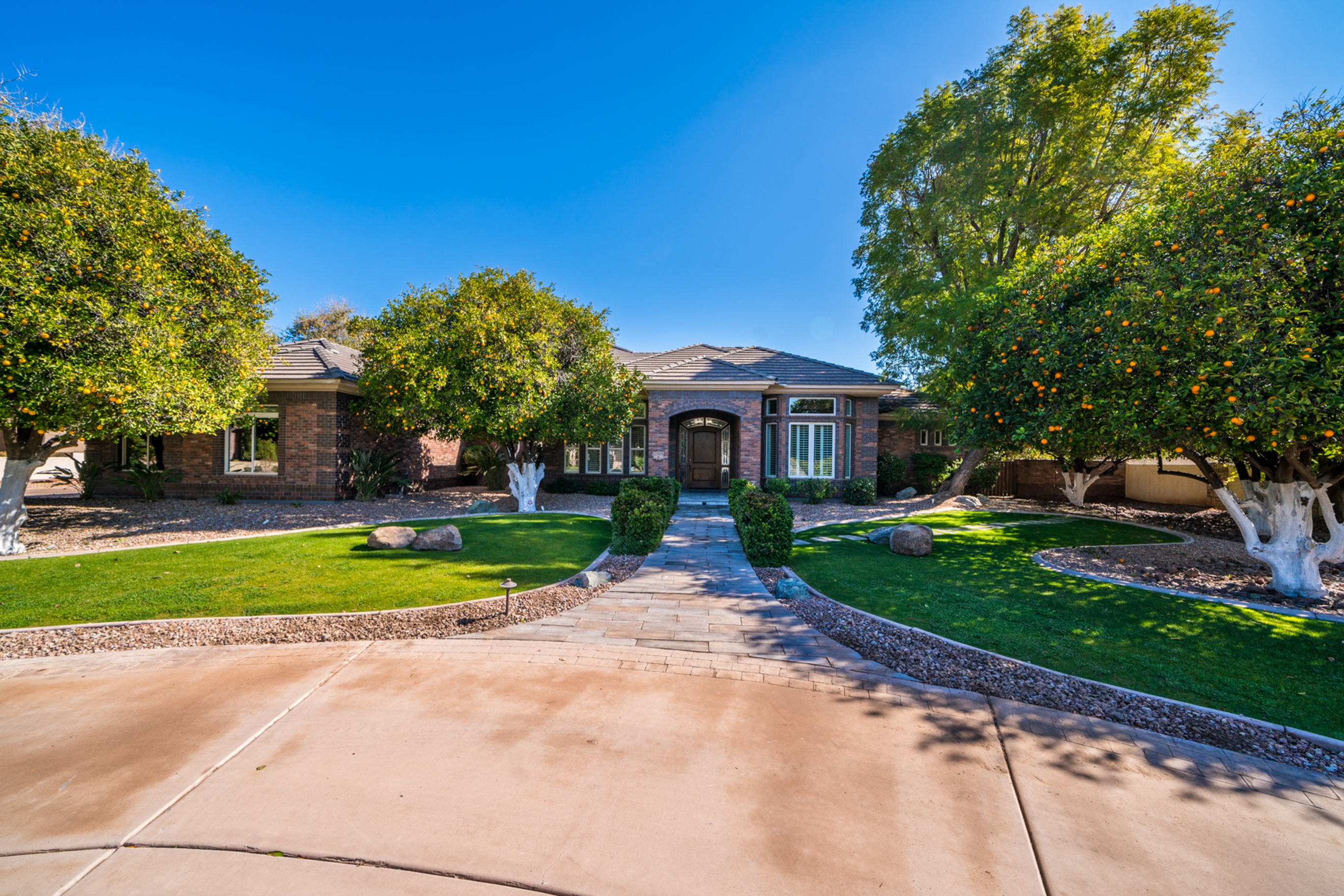 Come Live In The Exclusive Citrus Corridor w/ This 4 Bed Mesa, AZ Custom Estate w/ Pool! header image.