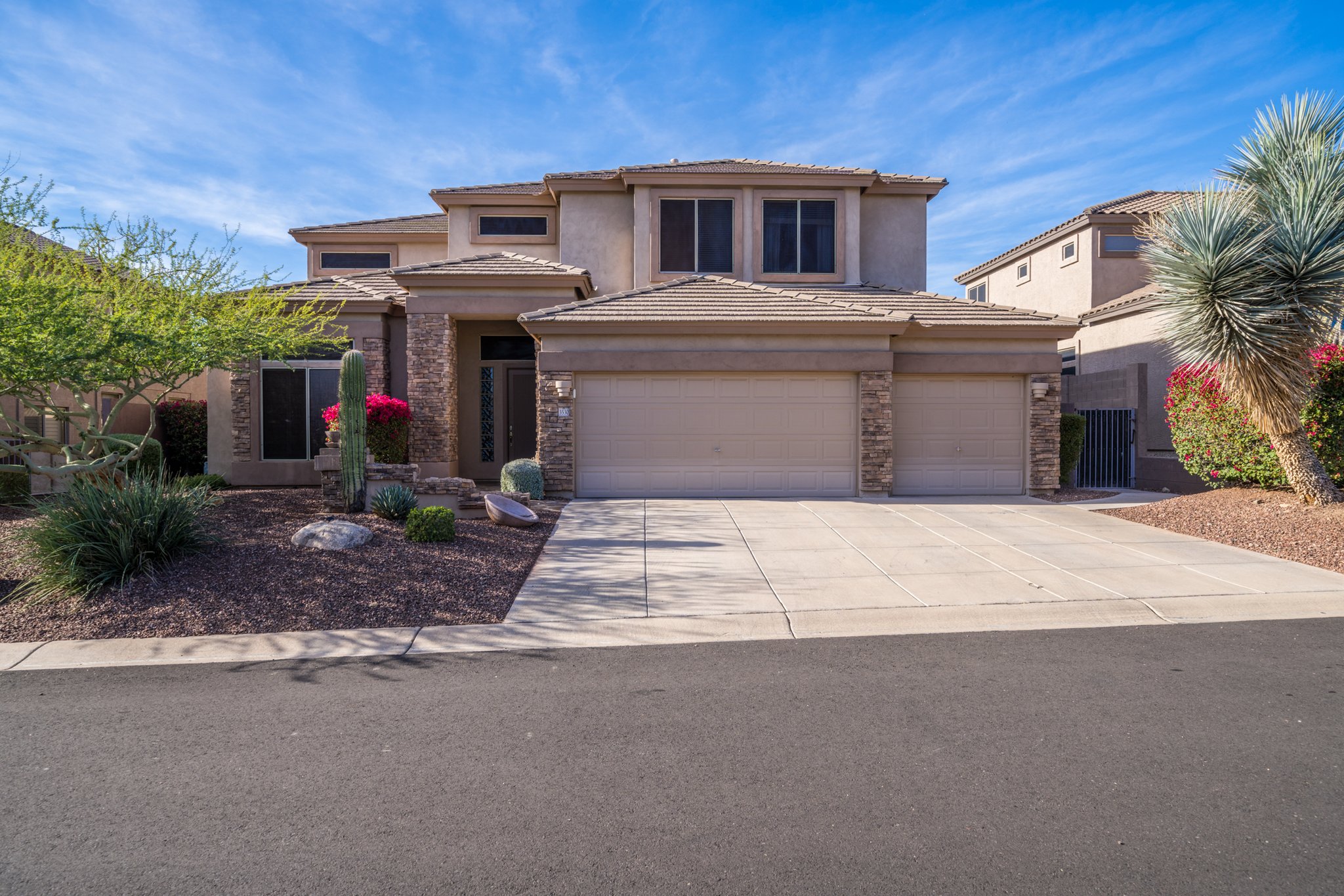 Mesa, AZ Home For Sale: 5 Bed 4 Bath Grayhawk Home w/ Pool At Las Sendas! header image.