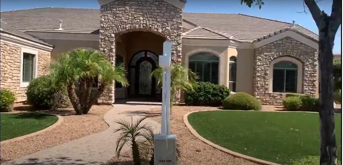 Home Of The Day: 7000 Sqft 5 Bed Mesa, AZ Home w/ Den (Call 480-415-7616 for more info!) header image.