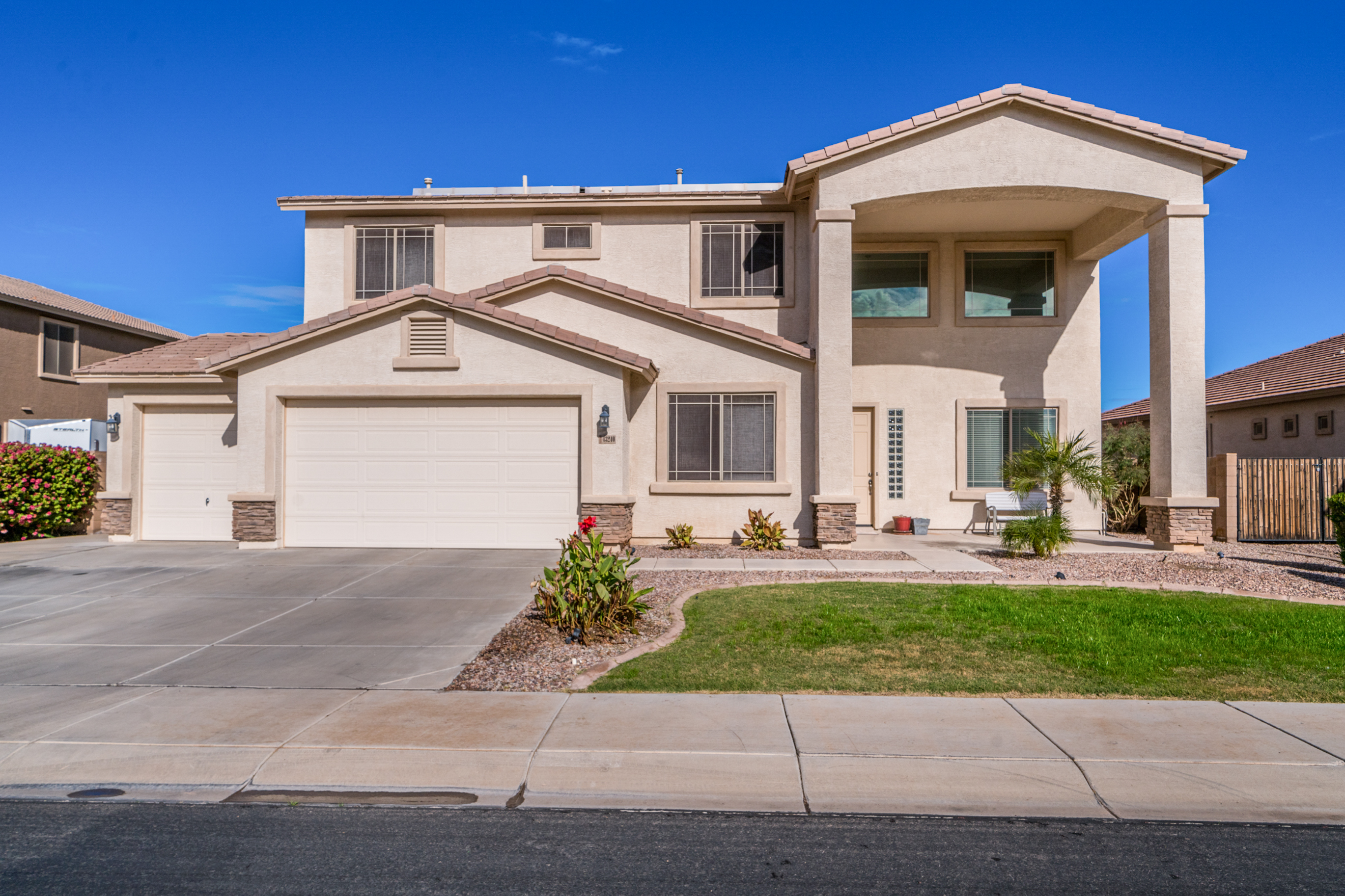 Come Enjoy The Best In Life With This 4 Bed 2.5 Bath 2-Story Home At The Villages at Rancho El Dorado! header image.