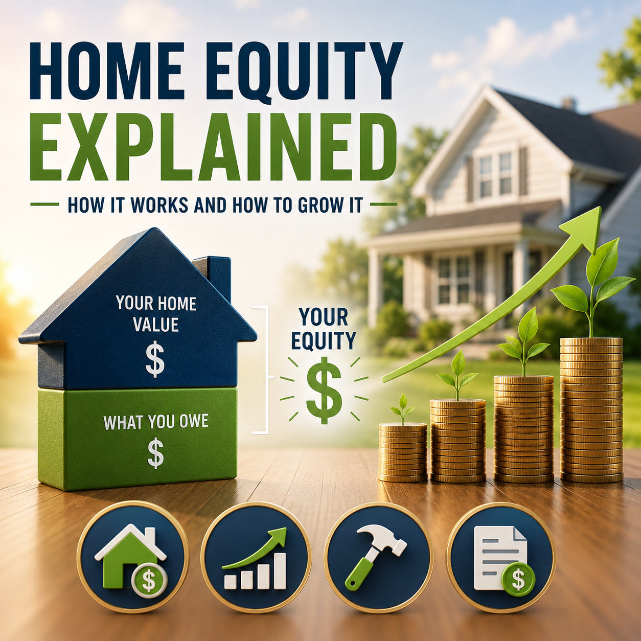 Home Equity Explained: How It Works and How to Grow It header image.