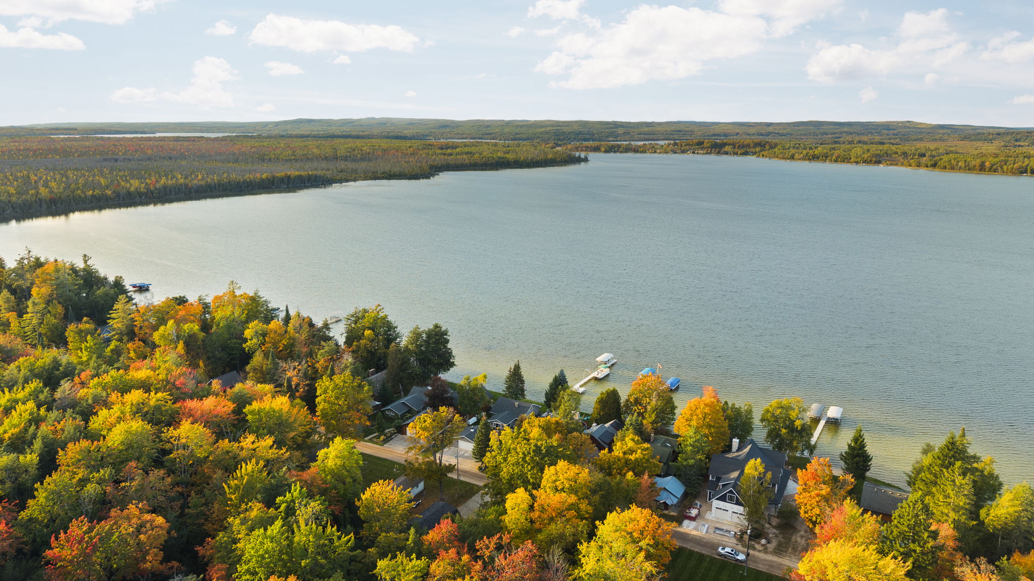 Living in Northern Michigan in the Fall: Calm, Color, and Community header image.