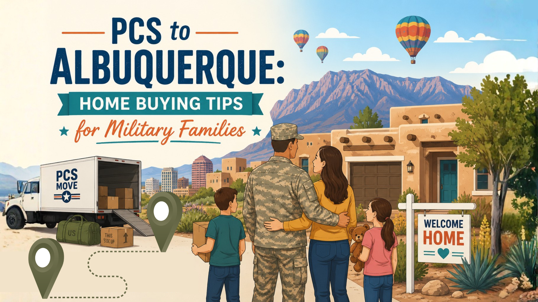 Military Family Moving to Albuquerque for PCS and Buying a Home