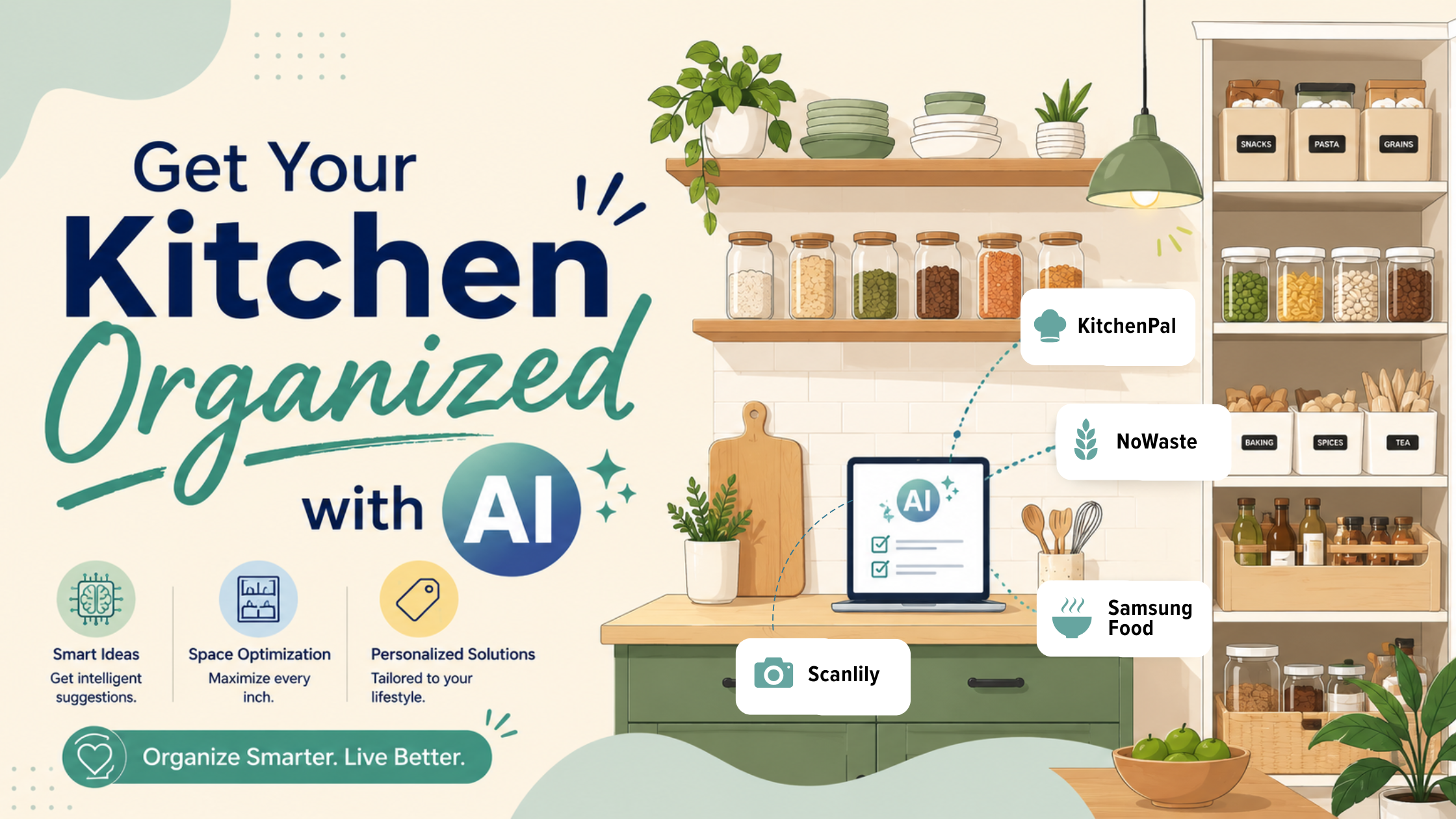 Smart Kitchen Organization Ideas Using AI Technology