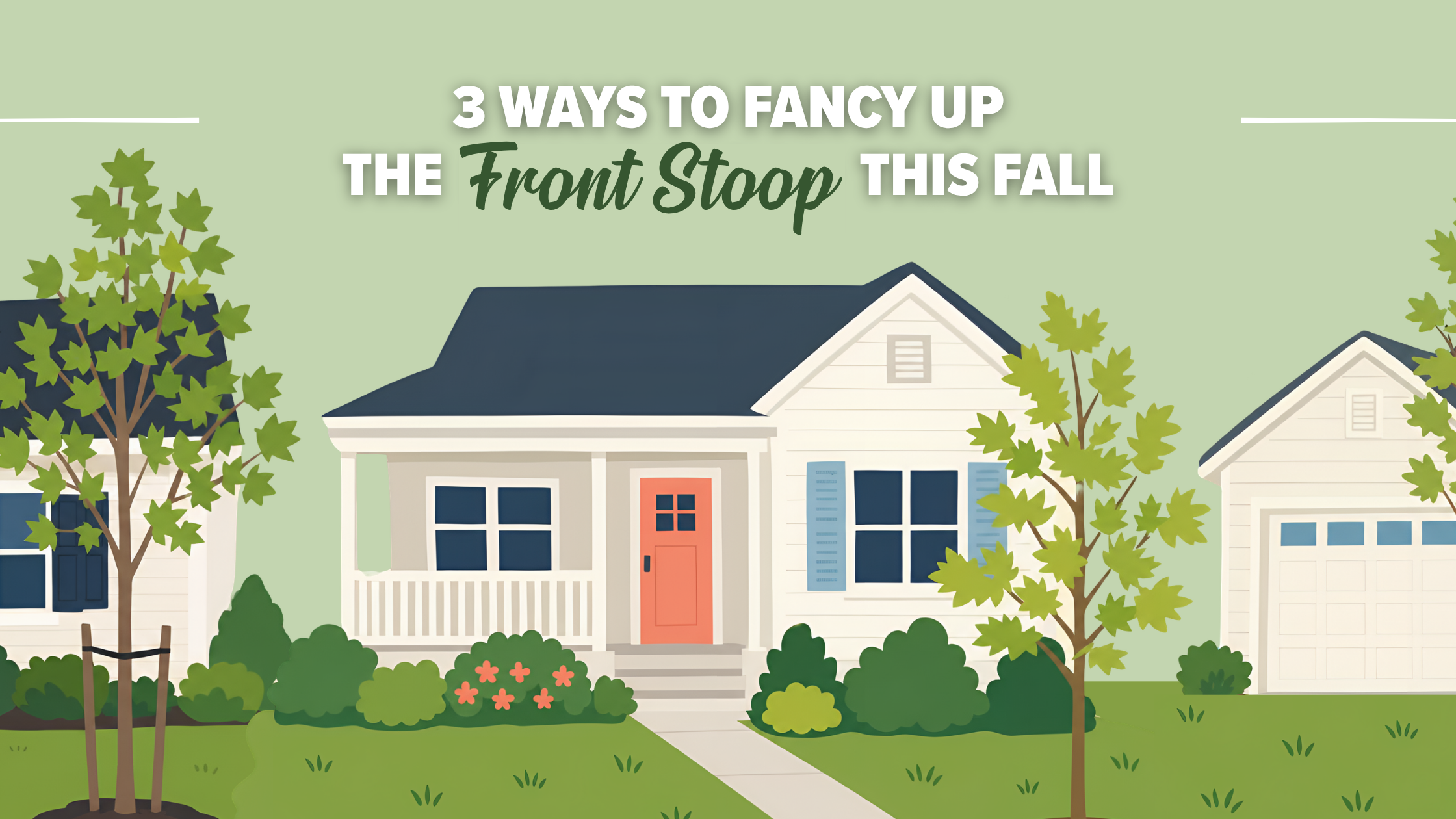 3 Ways to Fancy Up the Front Stoop This Fall header image.