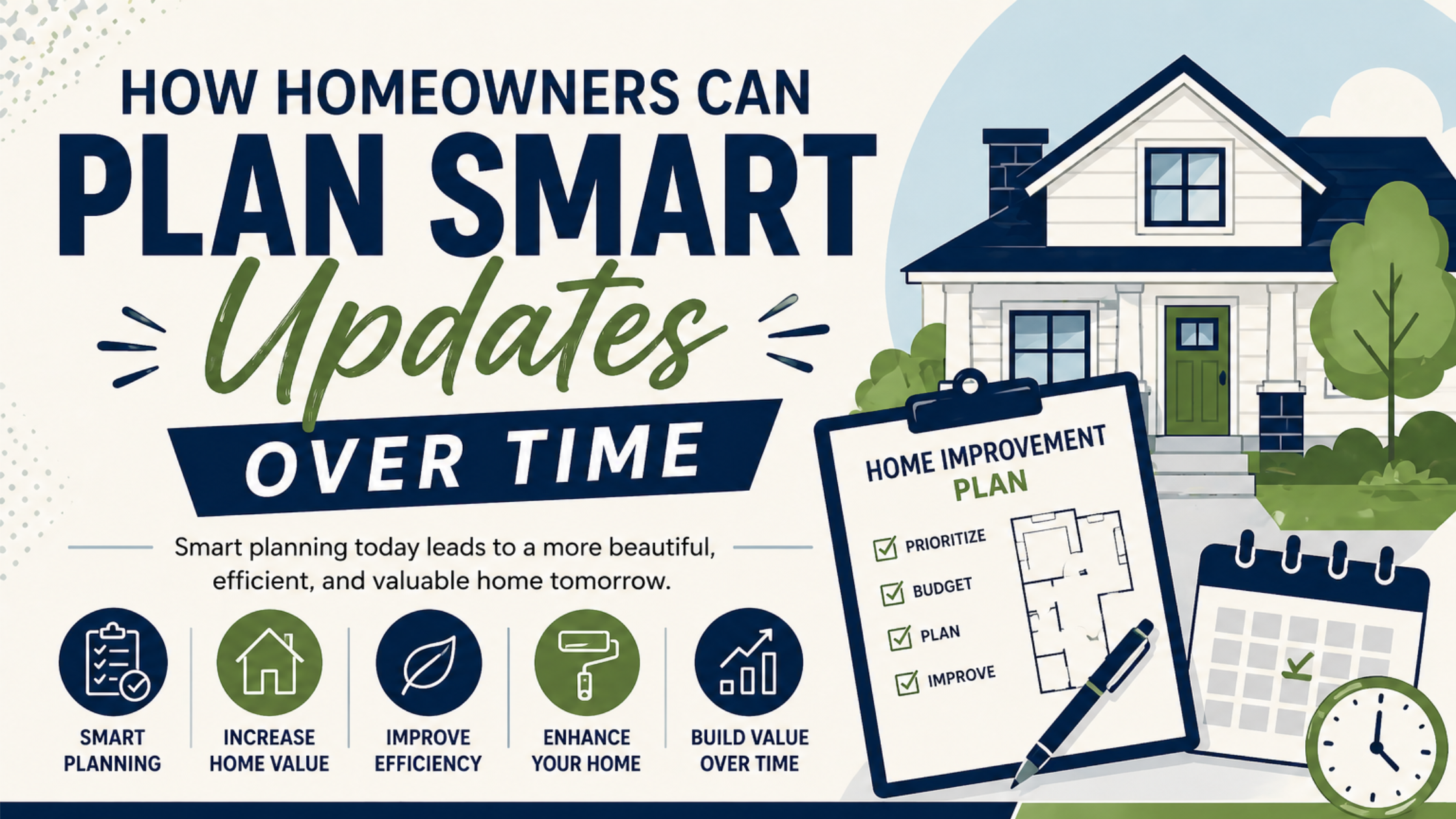 Homeowner planning smart home updates over time