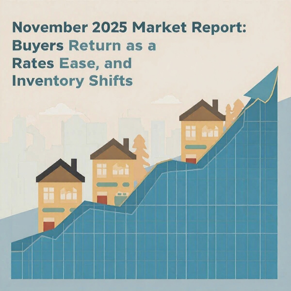 November 2025 Market Report: Buyers Return as Rates Ease and Inventory Shifts header image.