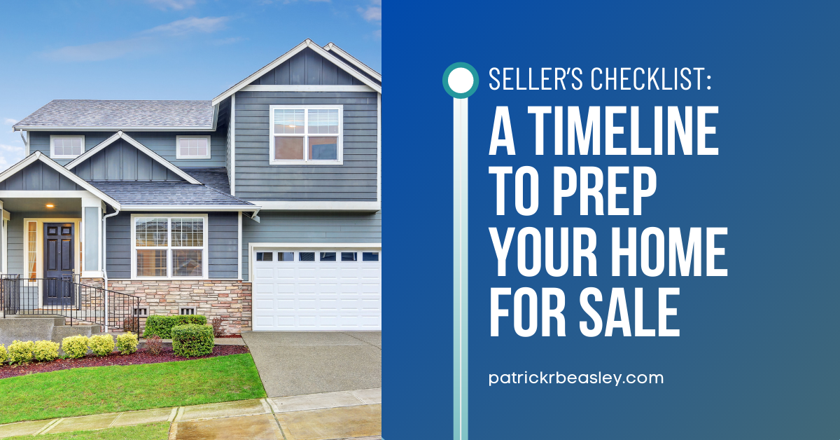 Seller's Checklist: A Timeline to Prep Your Home for Sale header image.