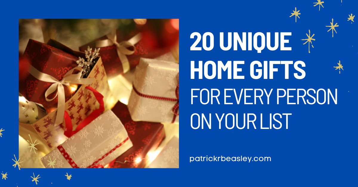 20 Unique Home Gifts for Every Person on Your List header image.