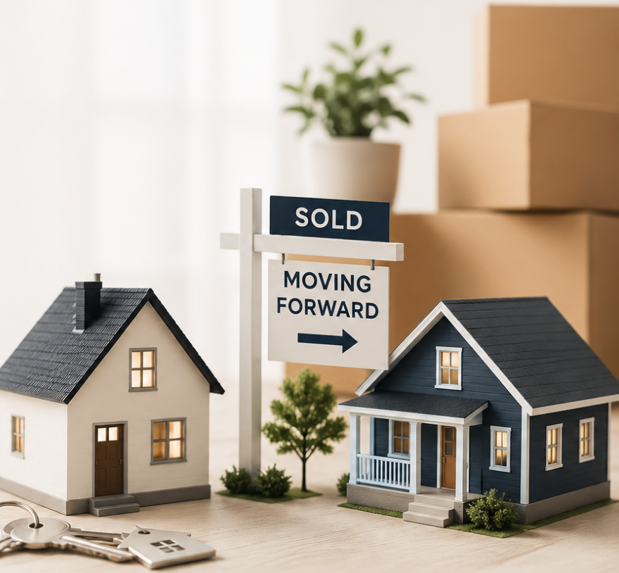 Selling While Buying Your Next Home? Let's talk about it! header image.