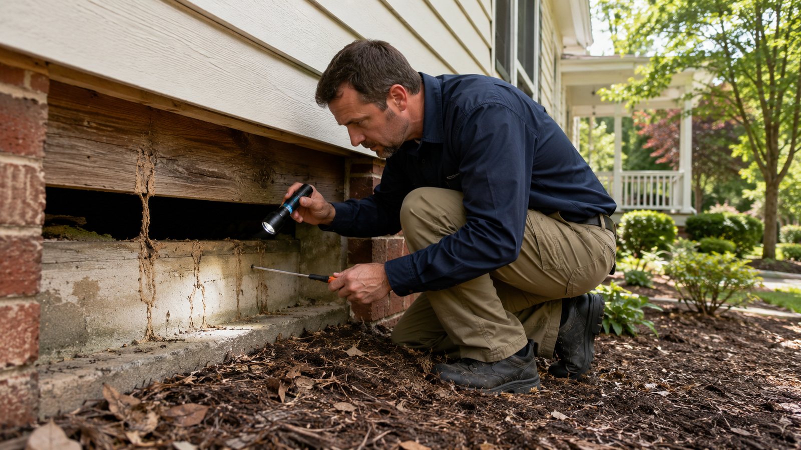What a Termite Report Really Tells a Calvert County Buyer header image.