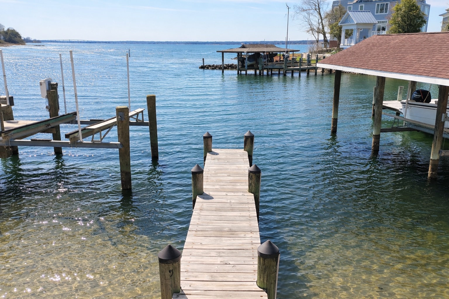 For Sale in Lusby, Maryland: A Renovated Waterfront Rambler on Mears Creek, Calvert County header image.