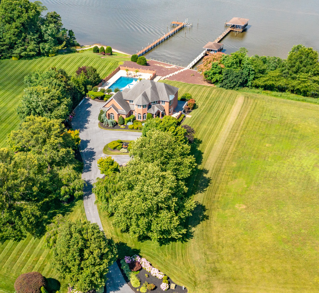 Calvert CountyWaterfront for sale. header image.