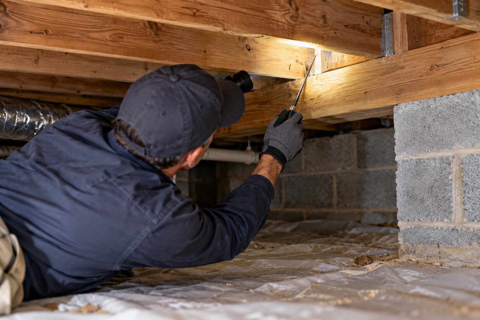 Termites, Carpenter Bees, or Old Damage Read the WDI Report Carefully in Southern Maryland