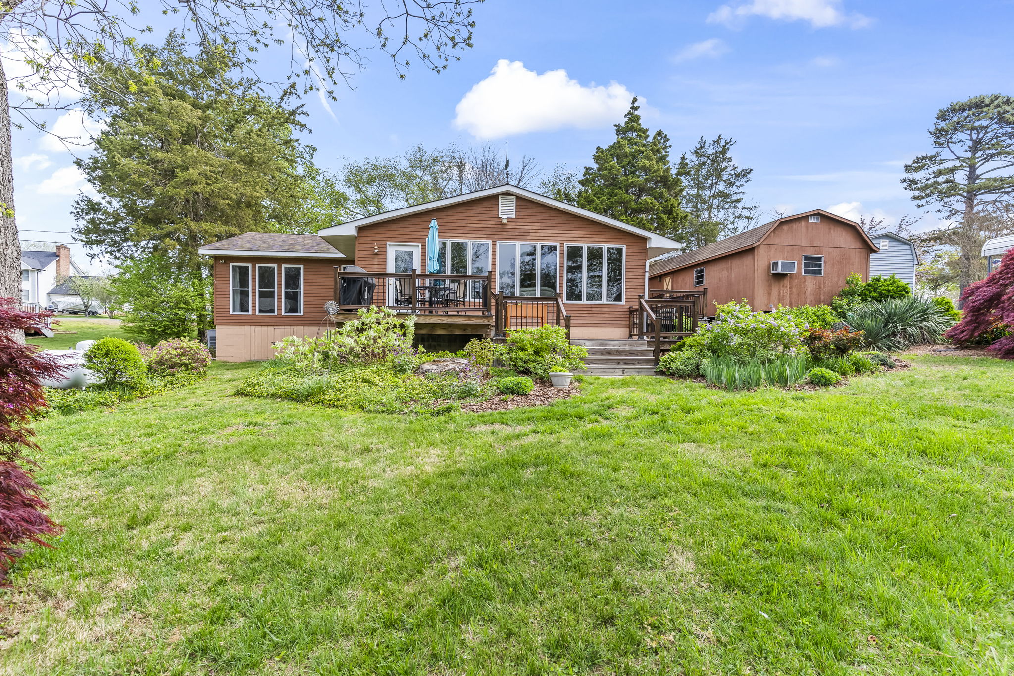 For Sale: An Immaculate Waterfront Rambler in Lusby, Calvert County header image.