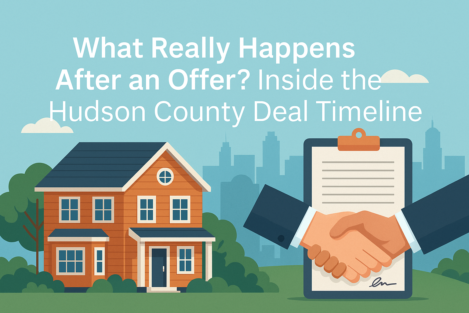 What Really Happens After an Offer? Inside the Hudson County Deal Timeline header image.