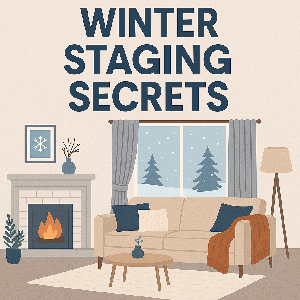 Winter Staging Secrets That Actually Sell Homes Faster header image.
