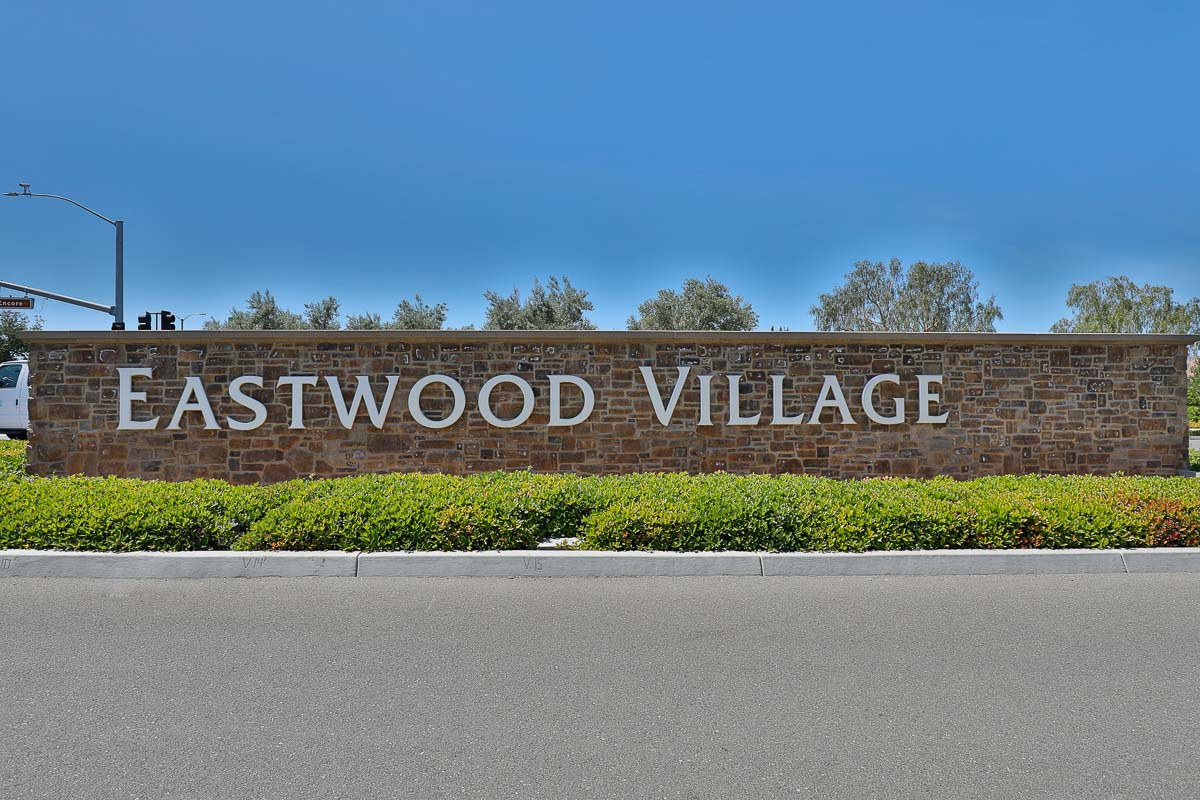 Thinking of Moving to Irvine, CA? How about Eastwood Village for a Family-Friendly Atmosphere, Top-Rated Schools, and Beautiful Parks and Walking Trails. header image.