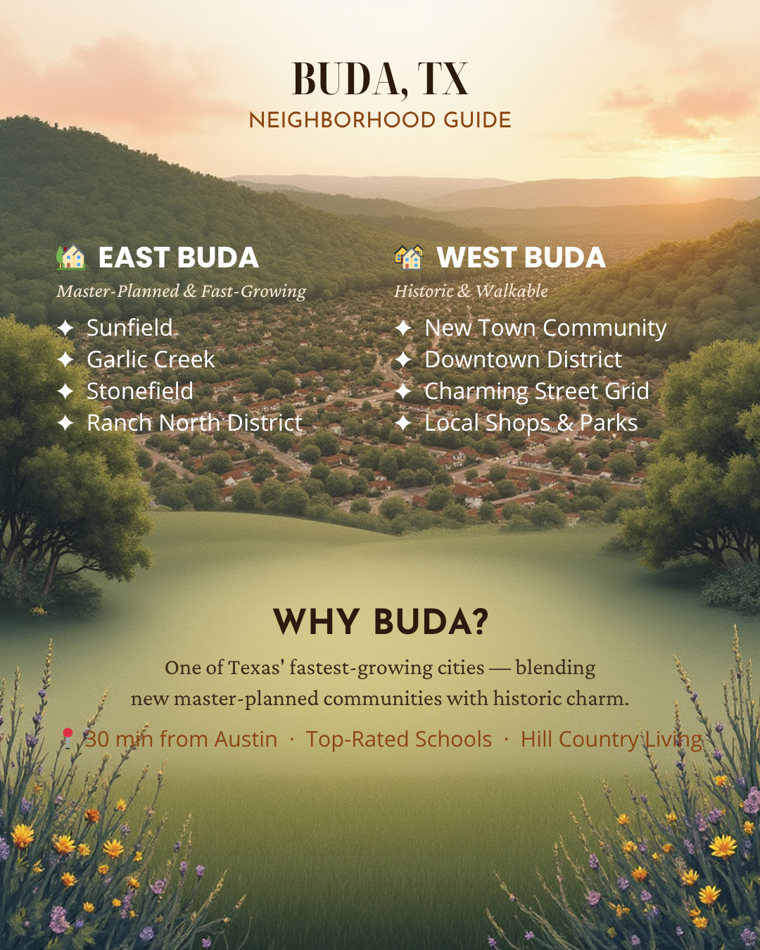 Why Garlic Creek in Buda, TX Keeps Selling Itself header image.