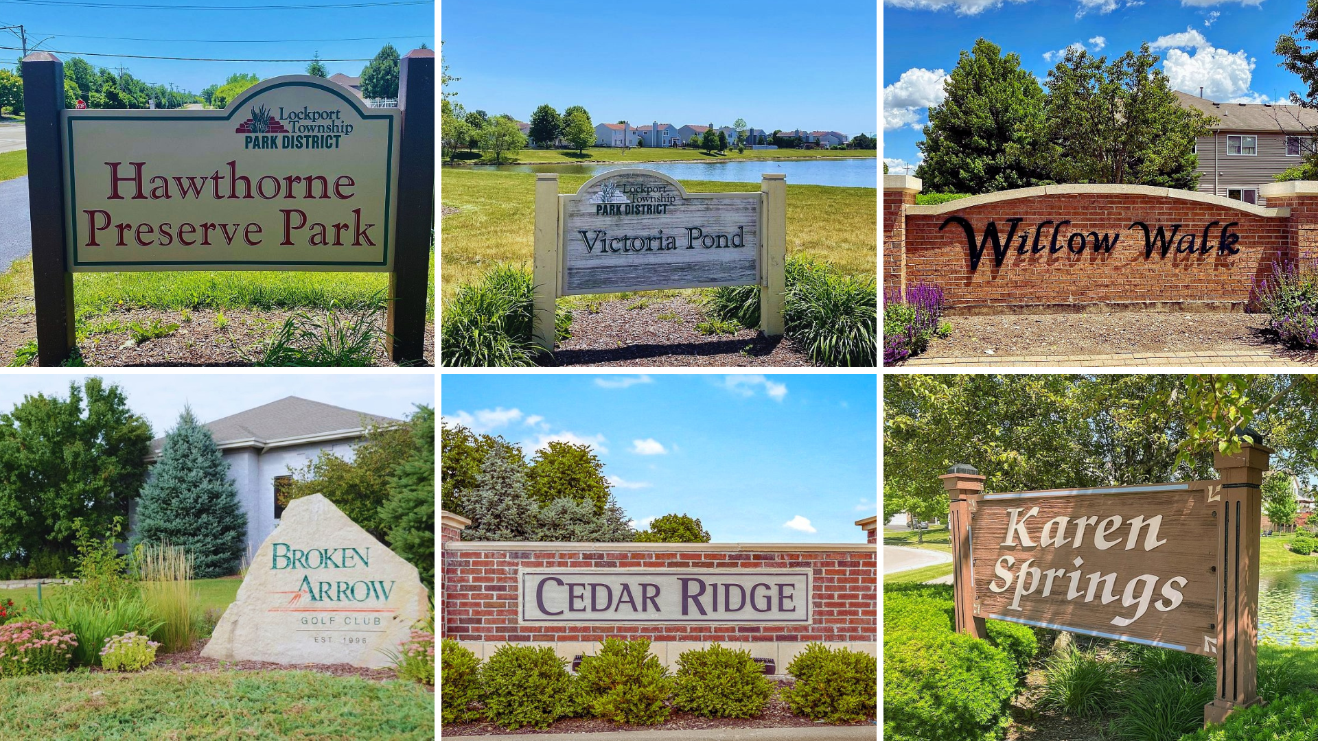 Lockport, IL Subdivision Info header image.