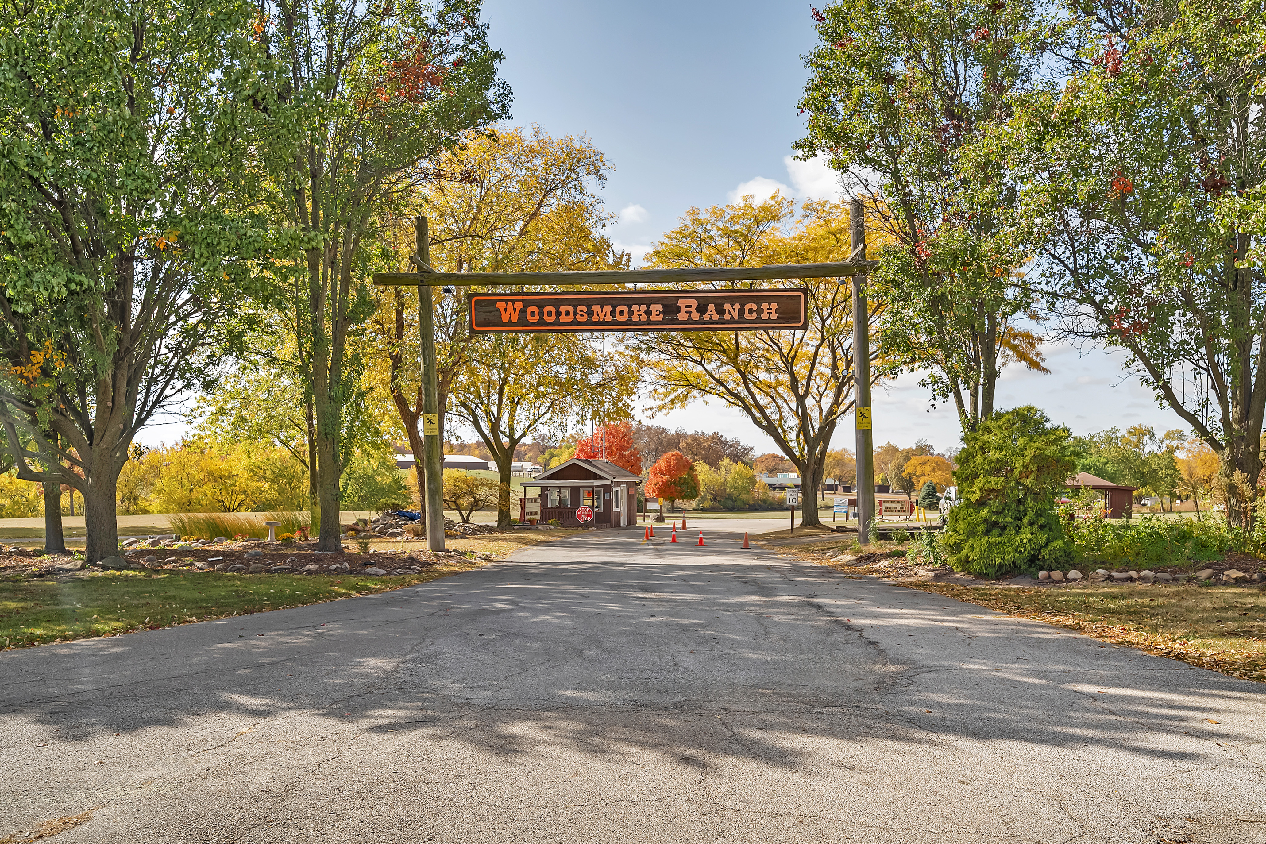 Woodsmoke Ranch: Your Home Away From Home header image.