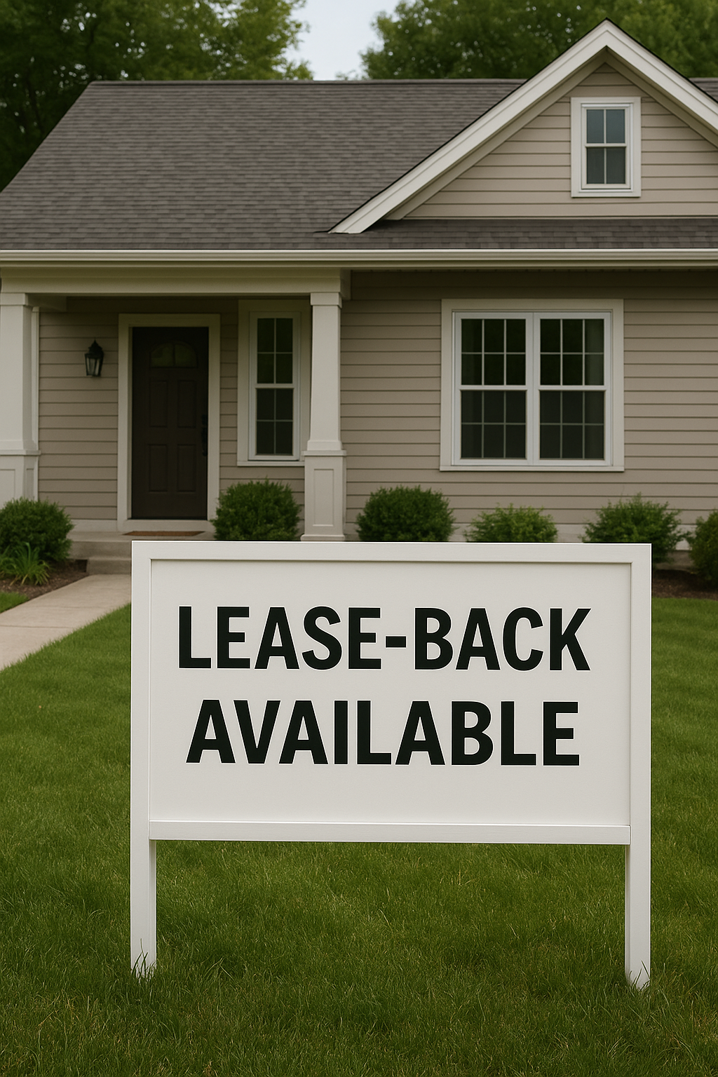 Can I stay in my home after closing with a lease-back in Oklahoma? How it works, explained header image.