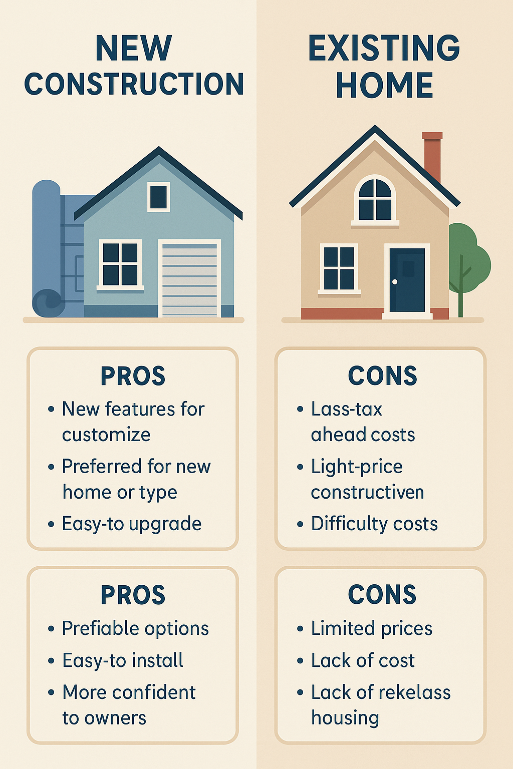 New Construction vs. Existing Homes: What’s Right for You? header image.