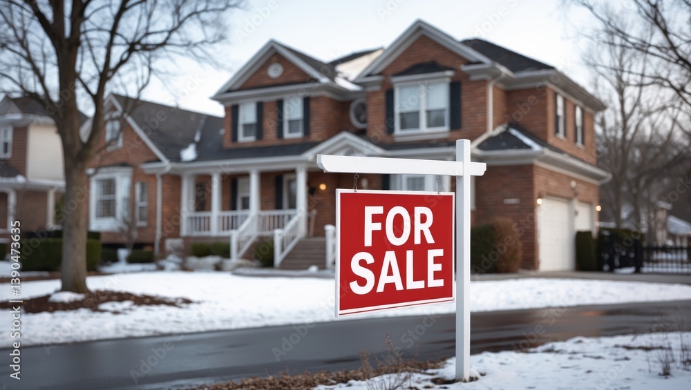 house and for sale sign