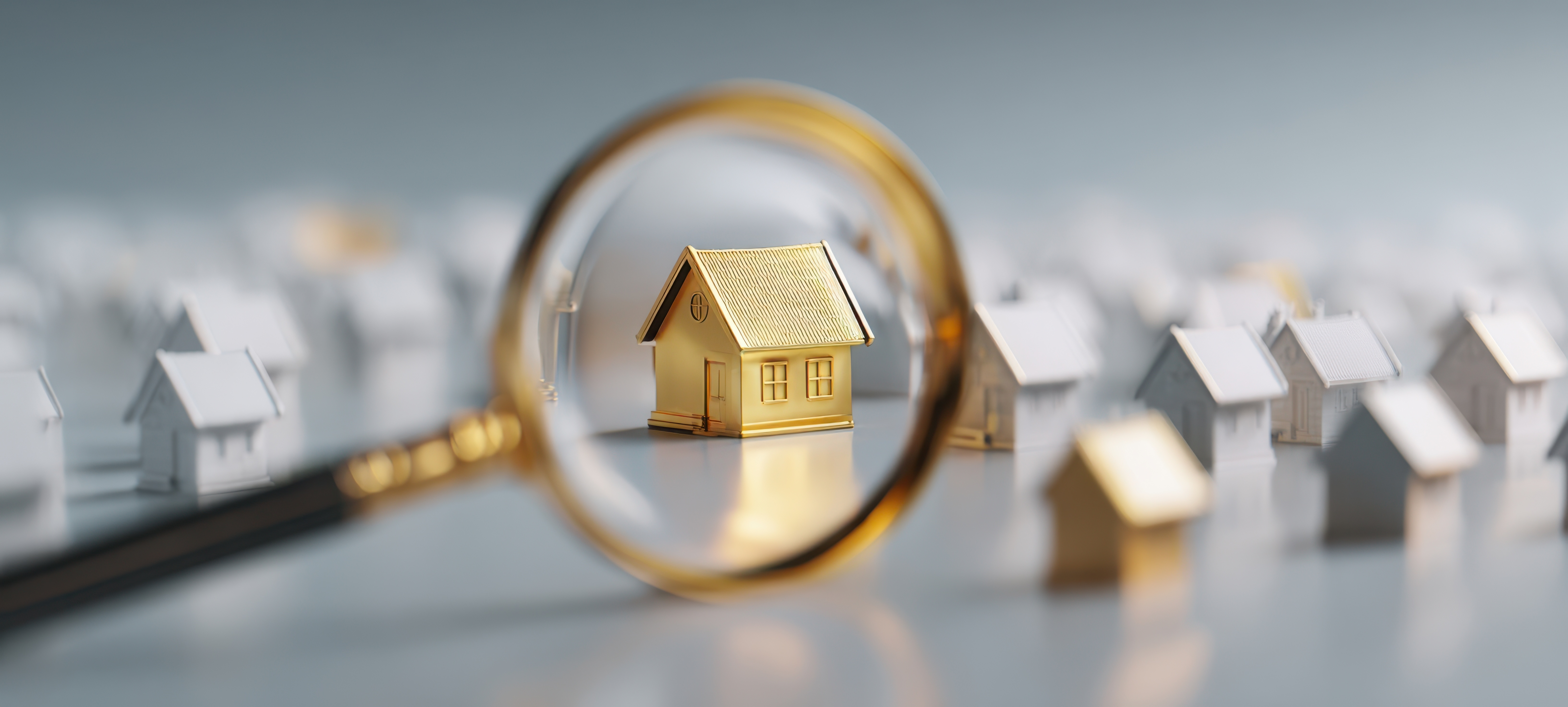 small gold home 