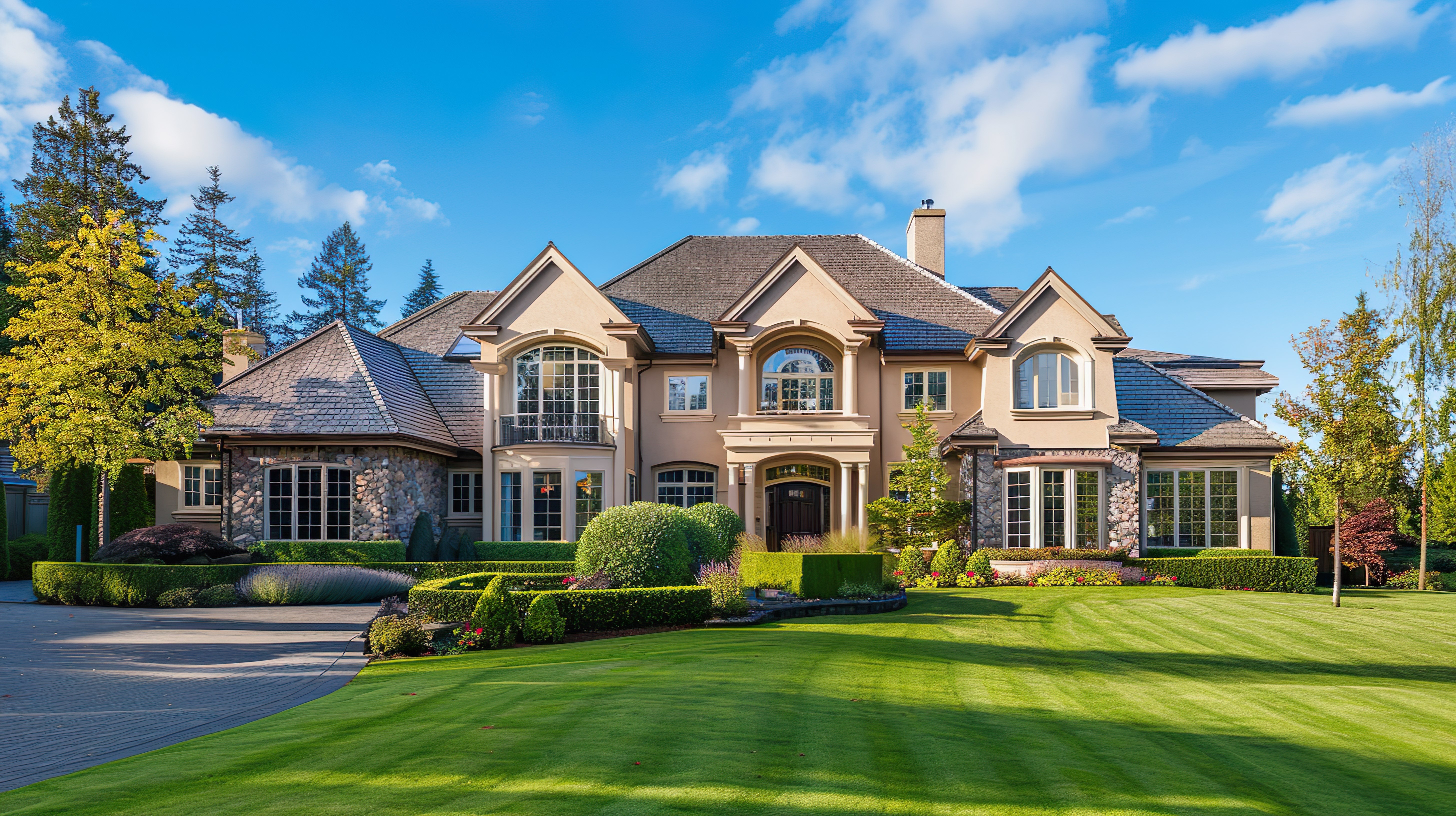 luxury home during the day