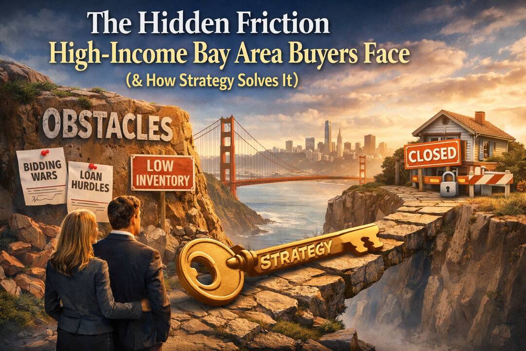 The Hidden Friction High-Income Bay Area Buyers Face (& How Strategy Solves It) header image.