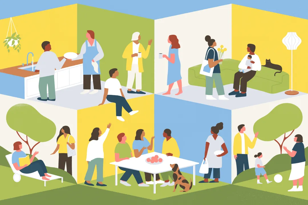 Hot friend compounds; different ideas around Bay Area “more social” living, thinking outside the box header image.