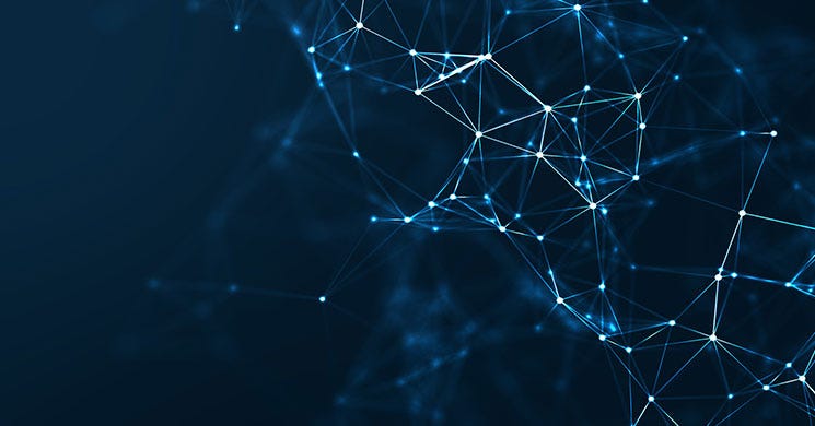 Blockchain & Real Estate header image.