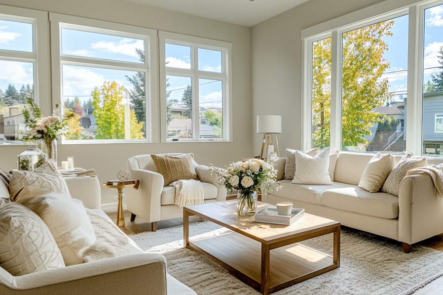 How to Stage a Home for Sale After Downsizing header image.