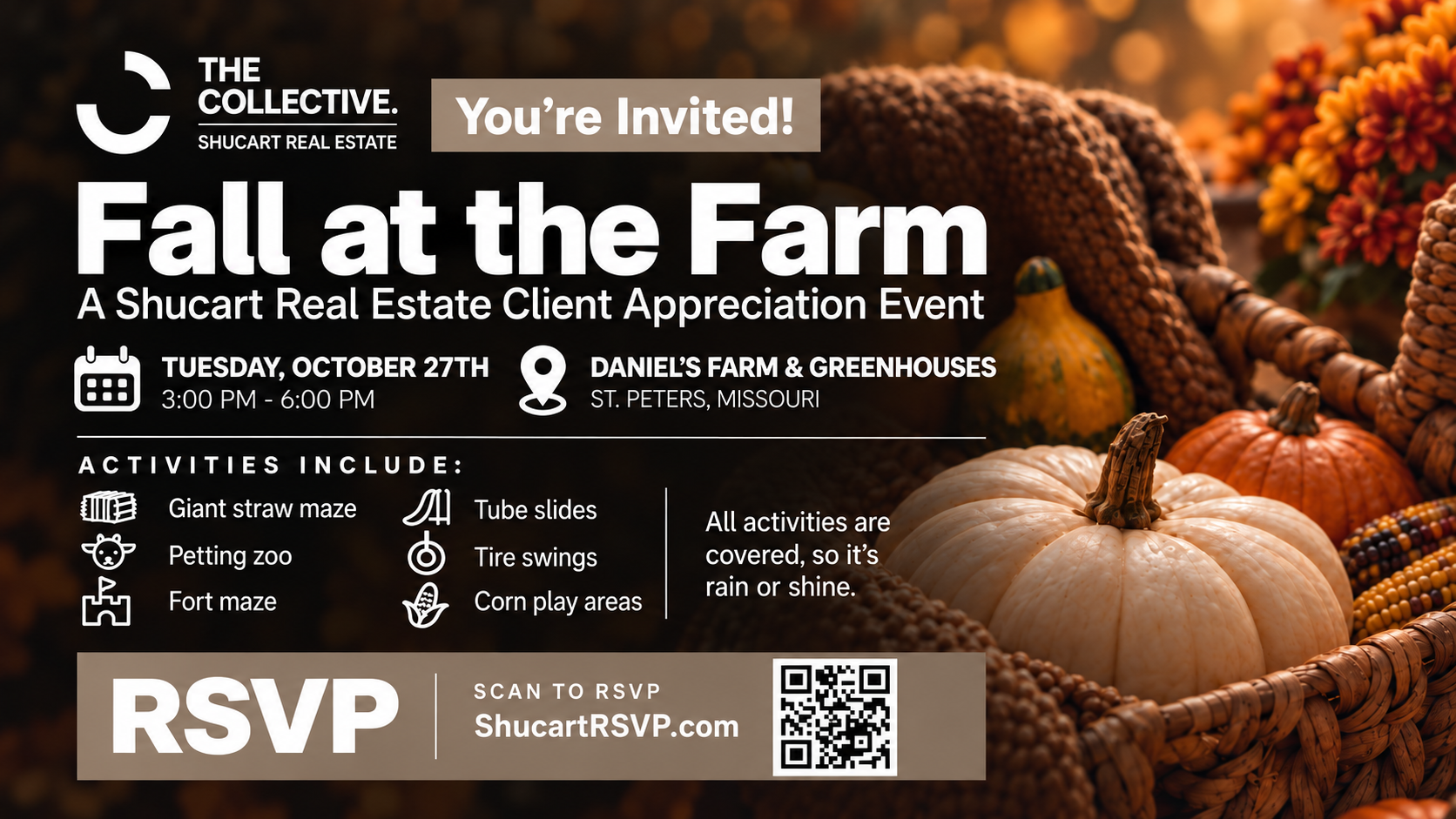 You're Invited: Shucart Fall Festival at Daniel's Farm header image.