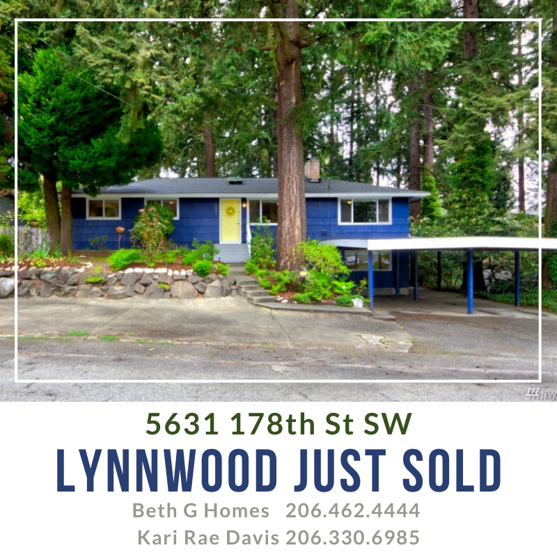 Lynnwood Just Sold! header image.