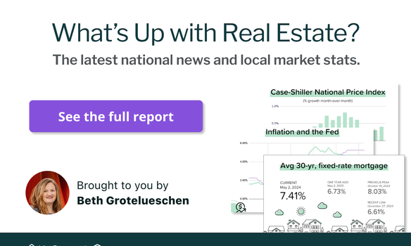 What's Up With Real Estate for the Week of May 5th header image.