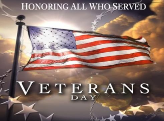 Happy Veterans Day header image.