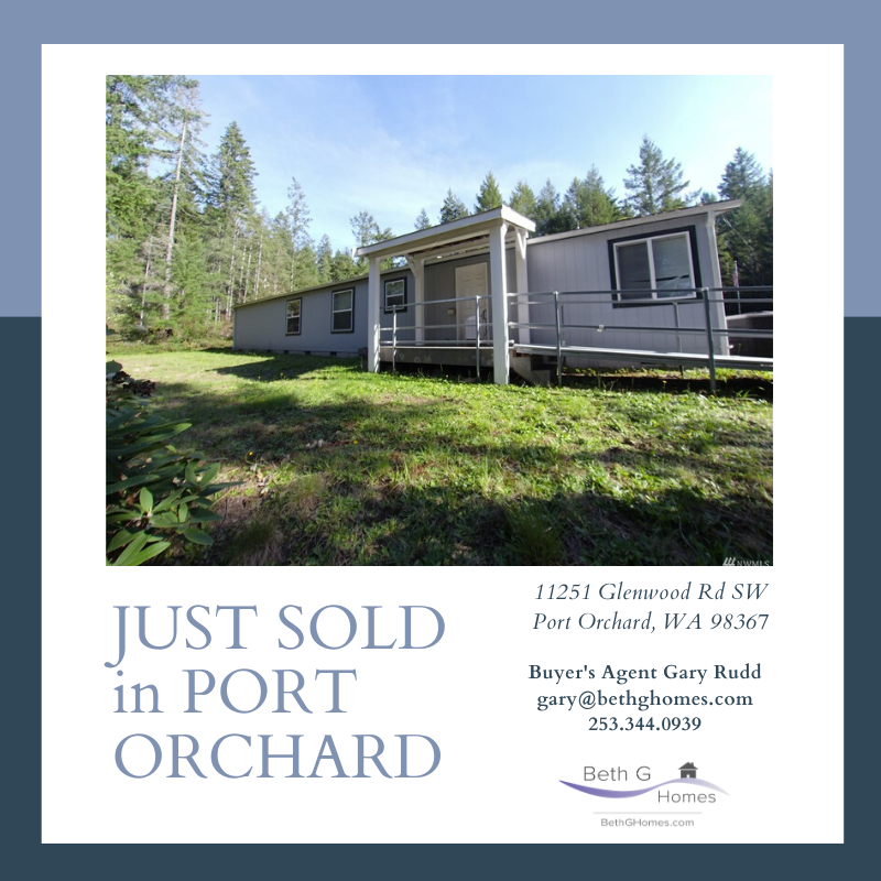 Port Orchard Just Sold! header image.