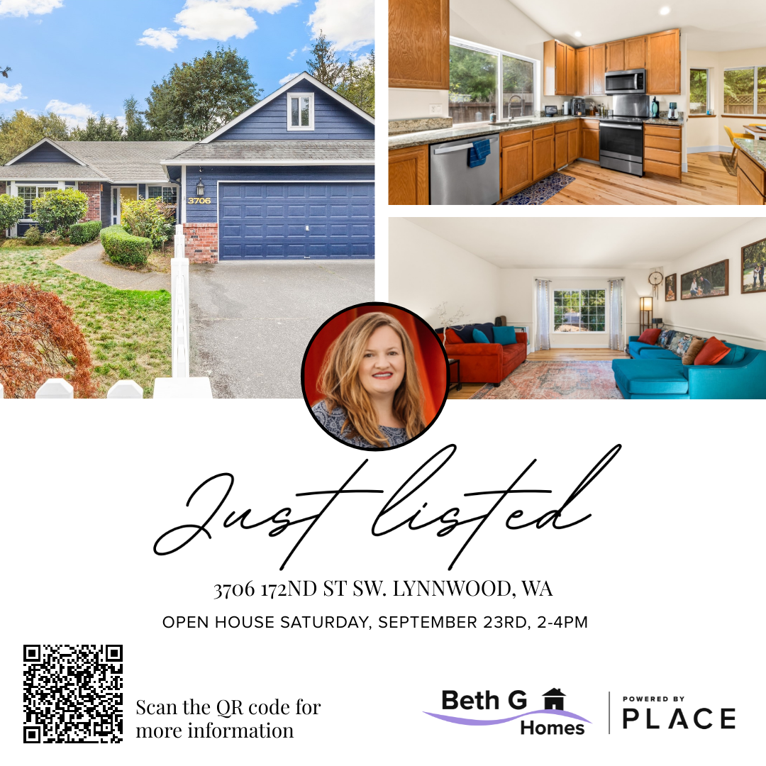 Just Listed in Lynnwood! header image.