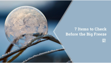 7 Items to Check Before the Big Freeze header image.