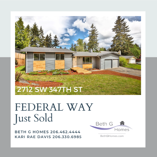 Federal Way Just Sold! header image.