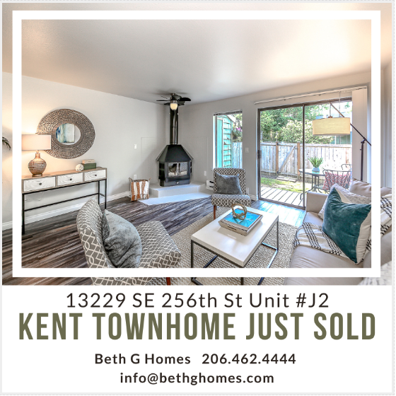 Kent Townhome Just Sold header image.