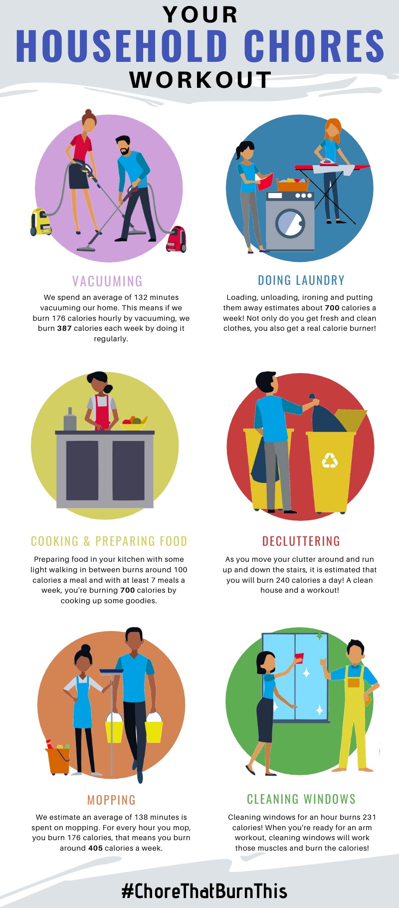 Your Household Chores Workout - Do This When You Can't Go To The Gym header image.