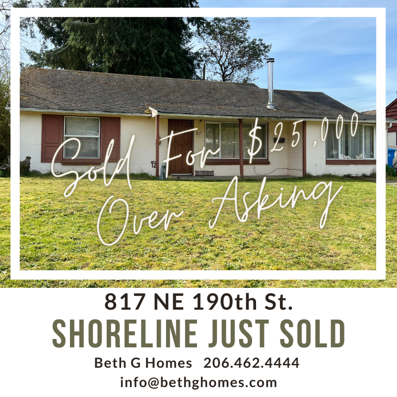 Shoreline Just Sold header image.